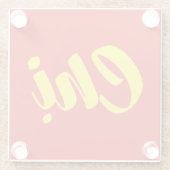 Vietnamees zuster - Ch ~ Tiakng Vioottaal Glazen Onderzetter (Achterkant)