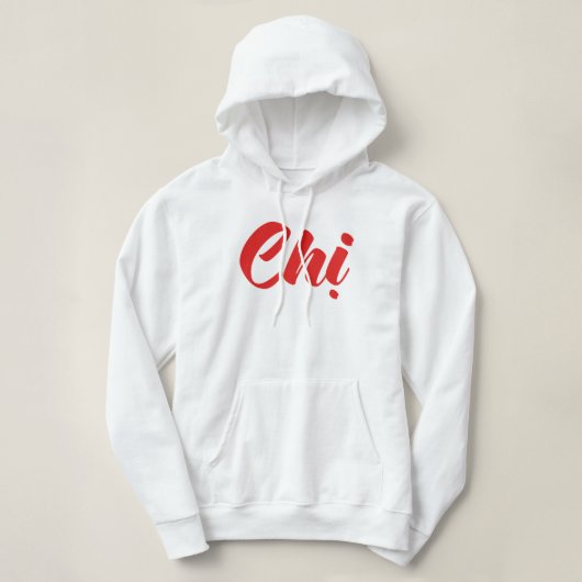 Vietnamees zuster - Ch ~ Tiakng Vioottaal Hoodie (Design voorkant)
