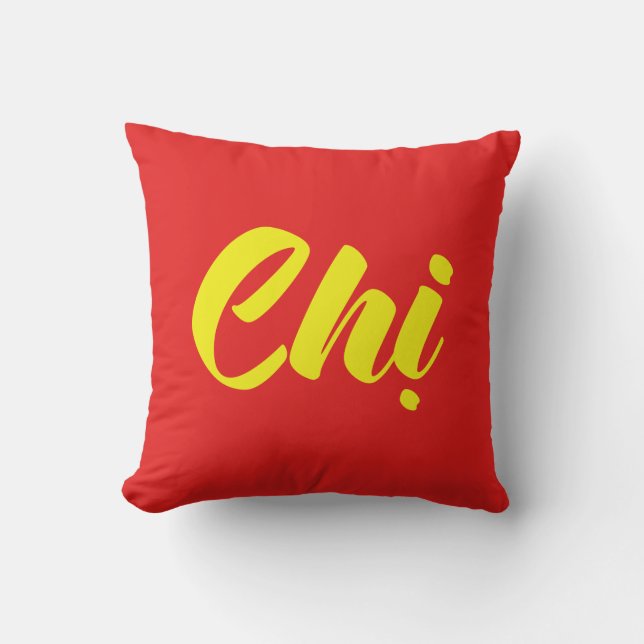 Vietnamees zuster - Ch ~ Tiakng Vioottaal Kussen (Voorkant)