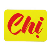 Vietnamees zuster - Ch ~ Tiakng Vioottaal Magneet (Horizontaal)