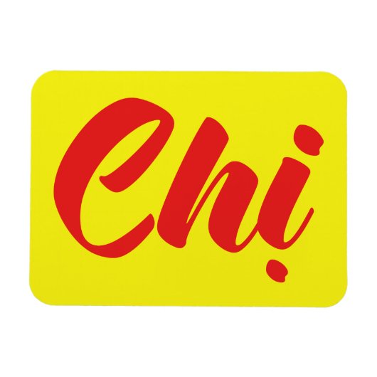 Vietnamees zuster - Ch ~ Tiakng Vioottaal Magneet (Horizontaal)