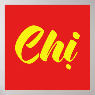 Vietnamees zuster - Ch ~ Tiakng Vioottaal Poster