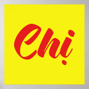 Vietnamees zuster - Ch ~ Tiakng Vioottaal Poster