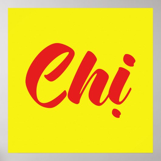 Vietnamees zuster - Ch ~ Tiakng Vioottaal Poster (Voorkant)