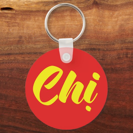 Vietnamees zuster - Ch ~ Tiakng Vioottaal Sleutelhanger (Voorkant)