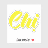 Vietnamees zuster - Ch ~ Tiakng Vioottaal Sticker (Vel)