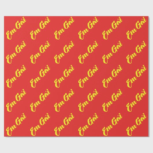 Vietnamees zuster - Em Gái ~ Tipassng Vioott Cadeaupapier (Vlak)