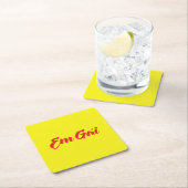 Vietnamees zuster - Em Gái ~ Tipassng Vioott Kartonnen Onderzetters (Insitu)