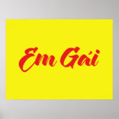 Vietnamees zuster - Em Gái ~ Tipassng Vioott Poster (Voorkant)