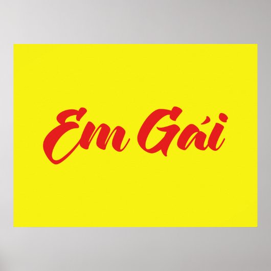 Vietnamees zuster - Em Gái ~ Tipassng Vioott Poster (Voorkant)