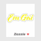 Vietnamees zuster - Em Gái ~ Tipassng Vioott Sticker (Vel)