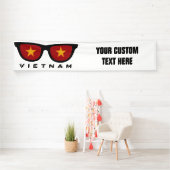 Vietnamese aangepaste tekst- en kleurenbanner voor spandoek (Insitu)
