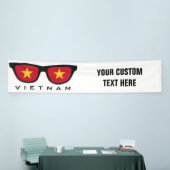 Vietnamese aangepaste tekst- en kleurenbanner voor spandoek (Beurs)