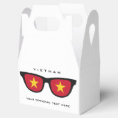 Vietnamese aangepaste tekst- en kleurgunstvak voor bedankdoosjes (Geopend)