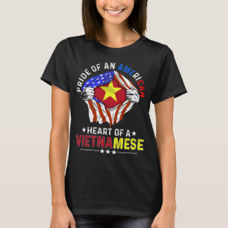 Vietnamese American Foreign Vietnam Flag T-shirt