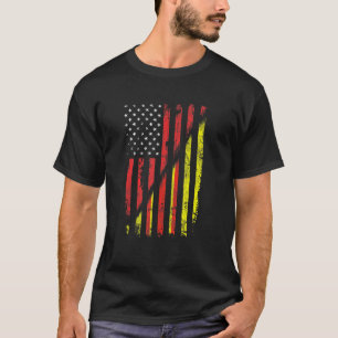Vietnamese Amerikaanse vlag retro stijl USA Vietna T-shirt