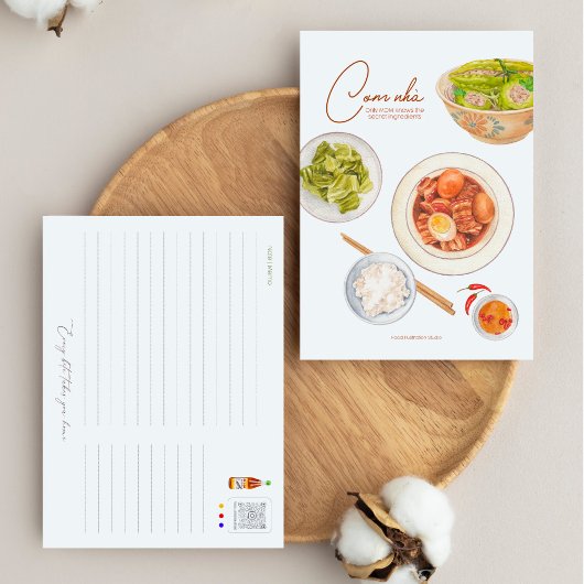 Vietnamese Briefkaart voor thuismaaltijden
