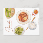 Vietnamese Briefkaart voor thuismaaltijden (Voorkant)