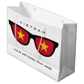 Vietnamese cadeautas met aangepaste tekst en kleur (Voorkant Gekanteld)
