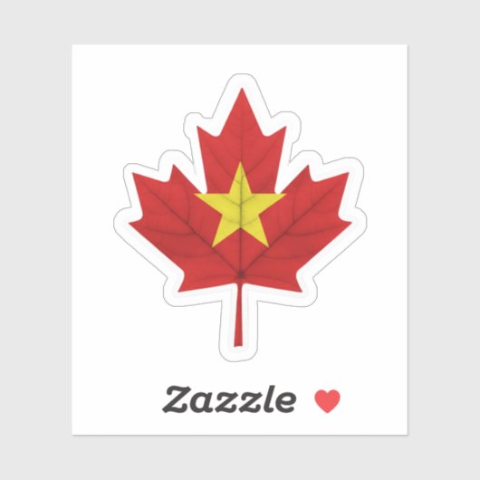 Vietnamese Canadian Sticker (Vel)