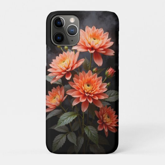 Vietnamese Chrysanthemum op de Maan Case-Mate iPhone Case (Achterkant)