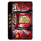 Vietnamese Dragon Nieuwjaar 2024 Origami FlexM Magneet (Verticaal)