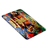 Vietnamese Dragon Nieuwjaar 2024 Tempel FlexM Magneet (Rechterzijde)