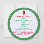 Vietnamese engel Kerst persoonlijk Rond  Kaart (Achterkant)