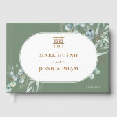 Vietnamese Eucalyptus Song Hy Trouwboek Gastenboek (Voorkant)