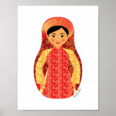 Vietnamese Fire Matryoshka Poster (Voorkant)