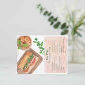 Vietnamese gehaktballen Briefkaart - Recept Briefk (Staand voorkant)