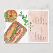 Vietnamese gehaktballen Briefkaart - Recept Briefk (Voorkant)