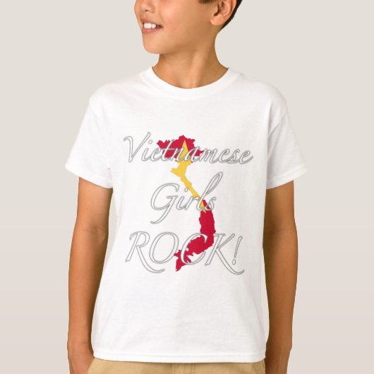 Vietnamese Girls Rock! T-shirt (Voorkant)