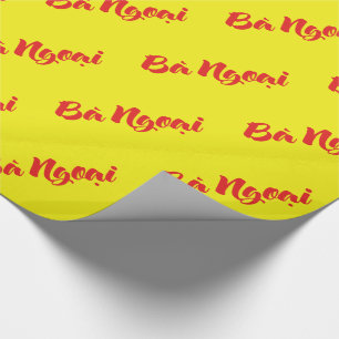Vietnamese (grootmoeder van moederszijde) Oma - Bà Cadeaupapier