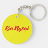Vietnamese (grootmoeder van moederszijde) Oma - Bà Sleutelhanger (Achterkant)