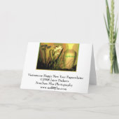 Vietnamese Happy New Year Paperwhites Feestdagen Kaart (Achterkant)