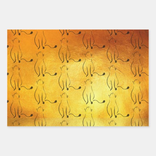 Vietnamese kattejaar 2023 WP3 Inpakpapier Vel (Voorkant 2)