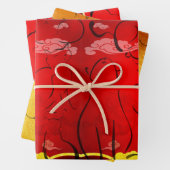 Vietnamese kattejaar 2023 WP3 Inpakpapier Vel (In situ)