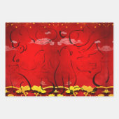 Vietnamese kattejaar 2023 WP3 Inpakpapier Vel (Voorkant)