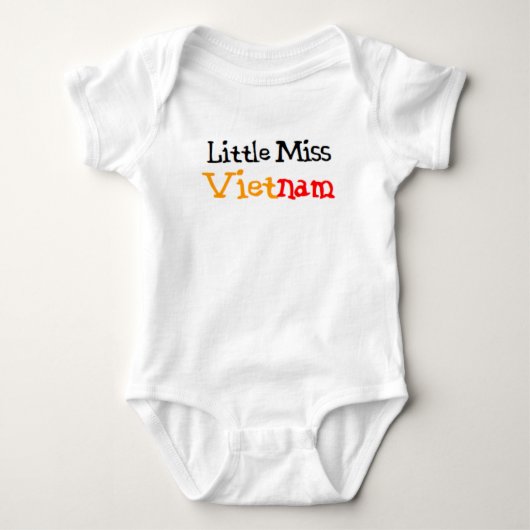 Vietnamese kleine mejuffrouw romper (Voorkant)