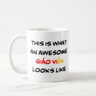 vietnamese leraar giao vien , geweldige koffiemok