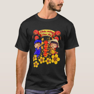 Vietnamese loods nieuwjaar Tet Viet Tiger Chuc Mun T-shirt