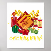 Vietnamese Lunar New Year 2026 Tet Viet Chuc Mung  Poster (Voorkant)