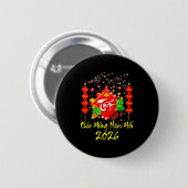 Vietnamese Lunar New Year 2026 Tet Viet Chuc Mung  Ronde Button 5,7 Cm (Voorkant /achterkant)