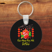 Vietnamese Lunar New Year 2026 Tet Viet Chuc Mung  Sleutelhanger (Voorkant)
