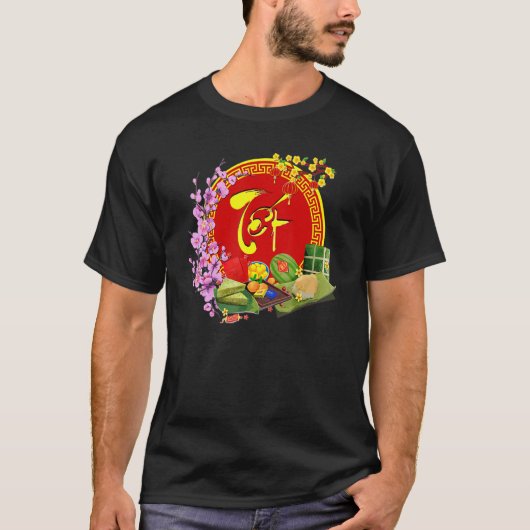 Vietnamese Lunar New Year Tet 2023 Decoration T-shirt (Voorkant)