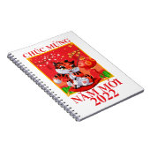 Vietnamese lunar nieuwjaar Tet Viet Tiger Nam Moi Notitieboek (Rechterzijde)