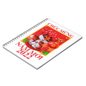 Vietnamese lunar nieuwjaar Tet Viet Tiger Nam Moi Notitieboek (Linkerzijde)