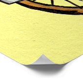 Vietnamese mam Illustration Moederdag Gift Poster (Hoek)