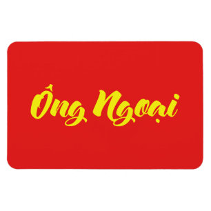 Vietnamese (Materiële) Opa - Ông Ngoại Magneet